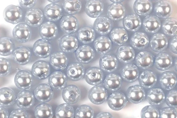 Populär Glaspärlor/Vaxpärlor Ljusblå 3 mm 15 Gram – 704305
