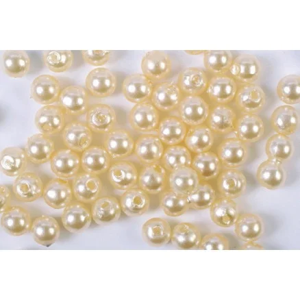 Vaxpärlor 4mm 500g gul Köp nu