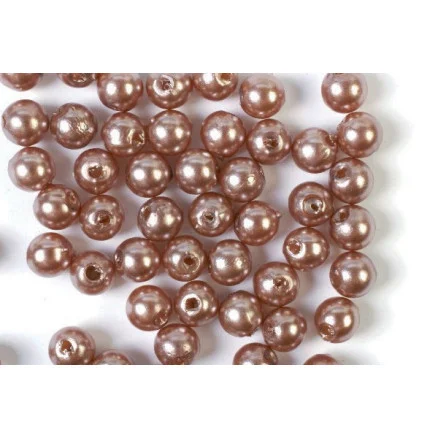 Vaxpärlor 8mm 500g brun Billigare