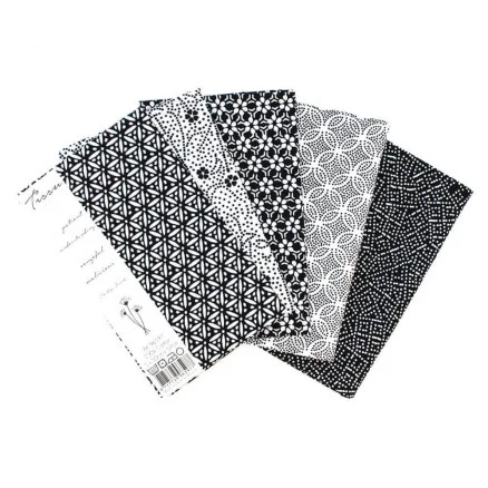 Tissu de Marie Fat Quarter Neutral Pärlor 50x57cm – 5 st. Säker betalning