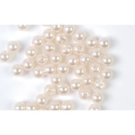 Lågt pris Vaxpärlor 4mm 500g kräm
