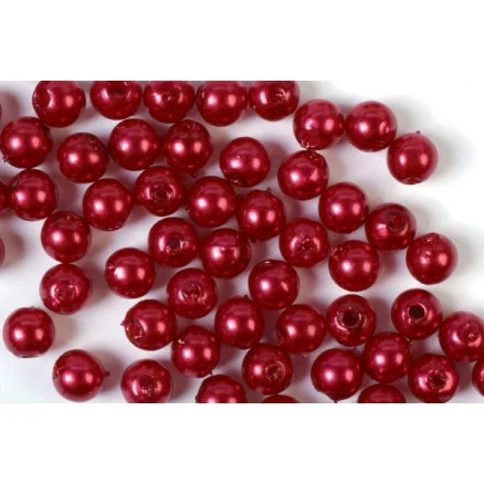 Vaxpärlor 4mm 500g röd Expressleverans
