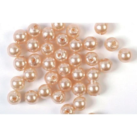 Handla nu Vaxpärlor 4mm 500g sand
