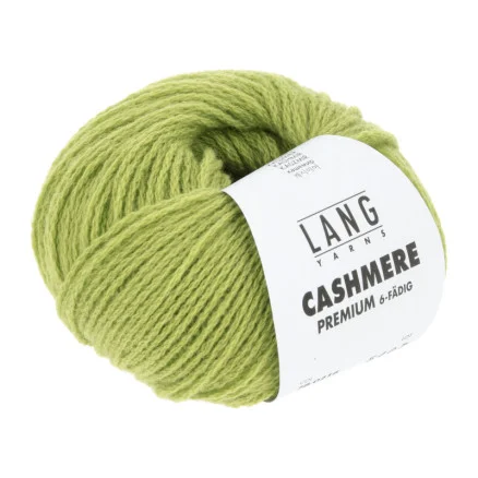 Lang Yarns Kashmir Premium Garn 216 Lime Begränsad tid