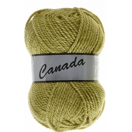 Lammy Canada Garn Unicolor 271 Mörk Limegrön Sänkt pris