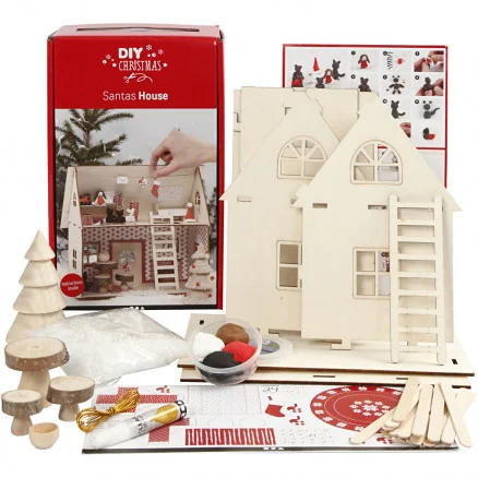 Material till Jultomtens hus, 1 set Beställ idag