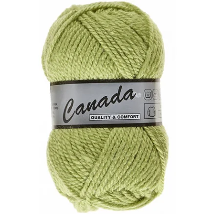Lammy Canada Garn Unicolor 277 Limegrön Erbjudandepris