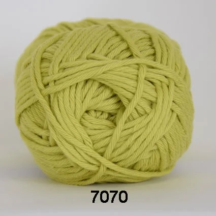 Cotton 8/8 Hjertegarn – fv 7070 Lime Grön Kundfavorit