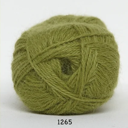 Hjerte Alpaca – Alpaca ullgarn – fv 1265 Lime Grön Kampanjpris
