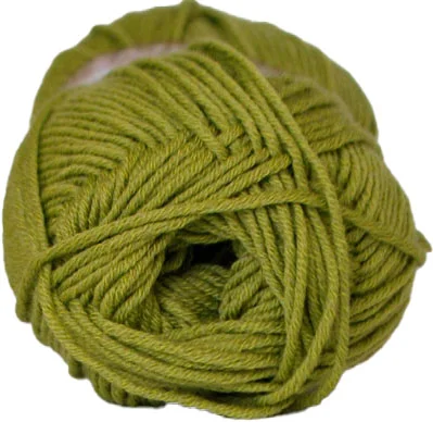 Kampanjpris Hjertegarn Merino Cotton – fv 1265 Lime Grön