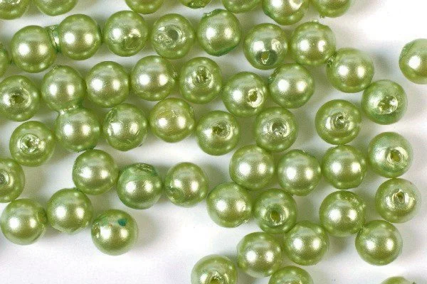 Glaspärlor/Vaxpärlor Lime 3 mm 15 Gram – 704308 Expressleverans