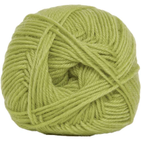 Kampanjpris Hjertegarn Ciao Trunte – 100% Merino ull Superwash fv 8341 Lime Grön