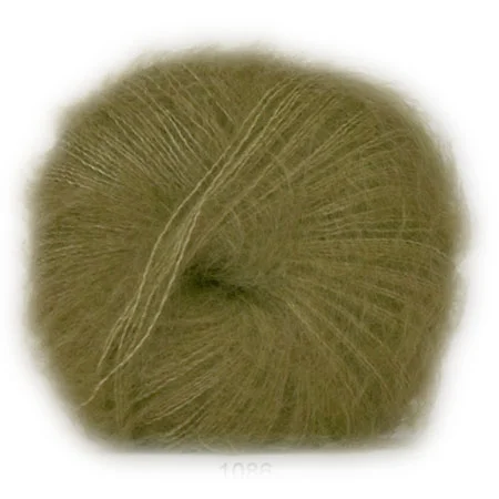Hjertegarn Silk Kid Mohair Garn – fv 1086 Lime Grøn Populär