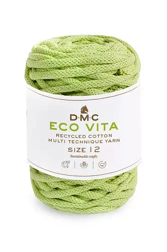 Säker betalning Garn DMC Eco Vita 12 250 G Fv 84 Lime