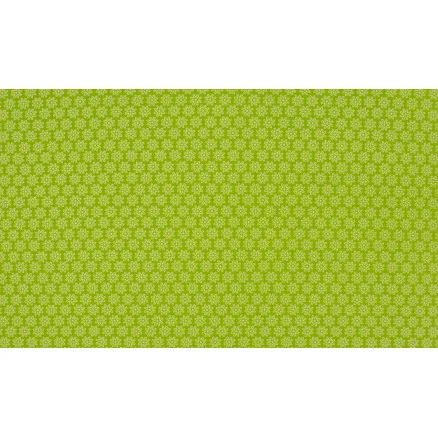 Minimals Bomullspoplin Tyg Print 224 Daisy Lime 145cm – 50cm Fri frakt