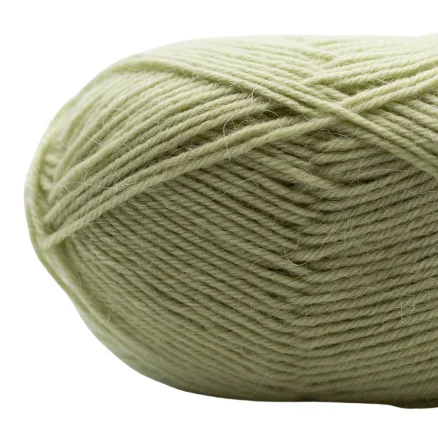 I lager Kremke Soul Wool Edelweiss Alpaka 026 Lime Grön