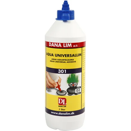 Aqua Universal Glue, 1 fl. Fri frakt