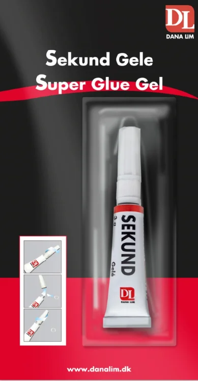 Sekund lim – Dana sekund limgel 3 gram 821500 Erbjudande
