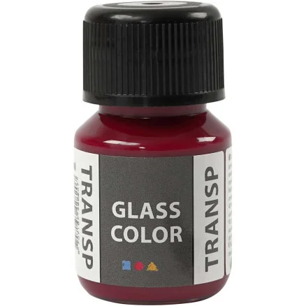Rea Glasfärg transparent, rosa, 30 ml/ 1 flaska