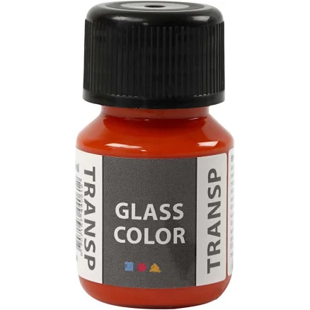 Kundfavorit Glasfärg transparent, orange, 30 ml/ 1 flaska
