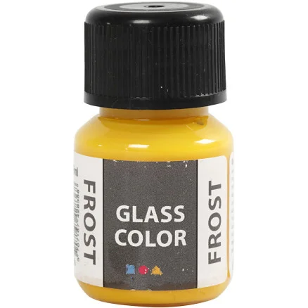 Erbjudande Glasfärg frost, gul, 30 ml/ 1 flaska