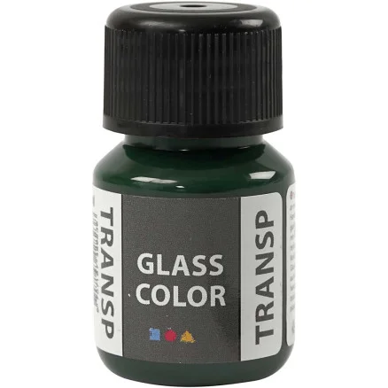 Glasfärg transparent, briljantgrön, 30 ml/ 1 flaska Sista chansen