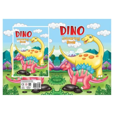 Målarbok A4 Junior Dinosaurie 16 sidor Trygg betalning