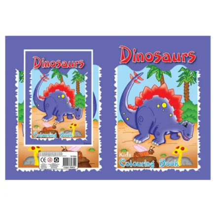 A4 Dinosaurier Målarbok 16 sidor Fynd