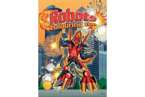 Målarbok – A4 Robots – 789824 Lägg i varukorgen