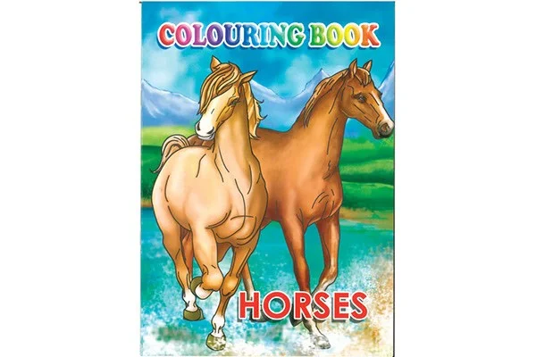 Målarbok – A4 Horses – 789833 Snabb leverans