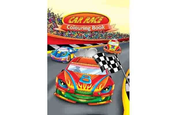 Kundfavorit Målarbok – A4 Car Race 789847