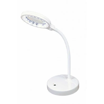 Billigare Kleiber LED Bordlampa med Förstoringsglas Vit 28,5cm