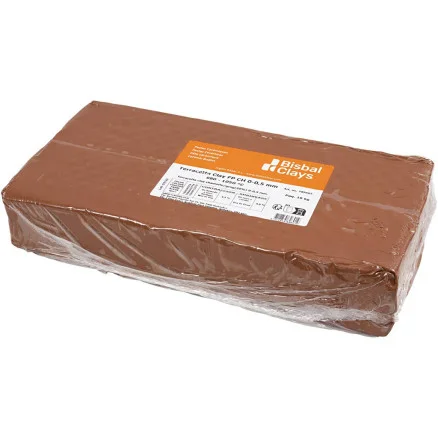 Begränsat antal Rödlera med chamotte, 10 kg/ 1 förp.