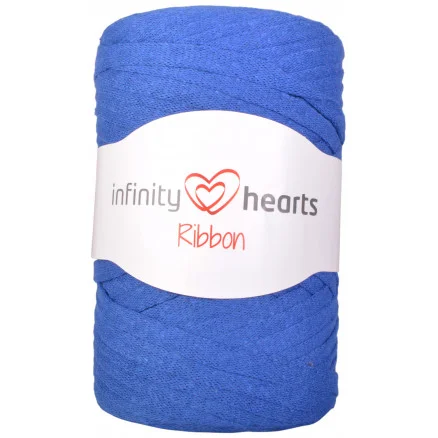 Billigare  Infinity Hearts Ribbon Trikågarn 18 Kungsblå