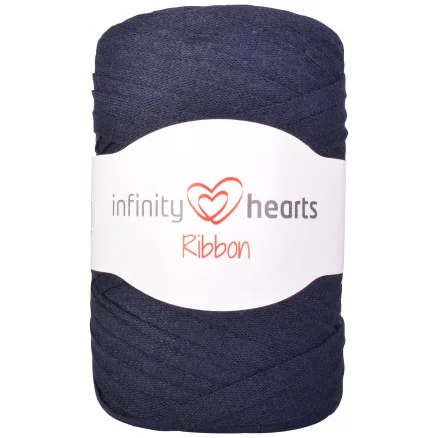 Â Infinity Hearts Ribbon Trikågarn 19 Marinblå Kampanjpris