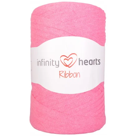 Erbjudandepris  Infinity Hearts Ribbon Trikågarn 23 Ljusrosa