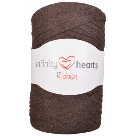 Â Infinity Hearts Ribbon Trikågarn 10 Mörkbrun Beställ nu