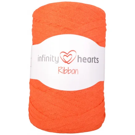 Outlet  Infinity Hearts Ribbon Trikågarn 26 Orange