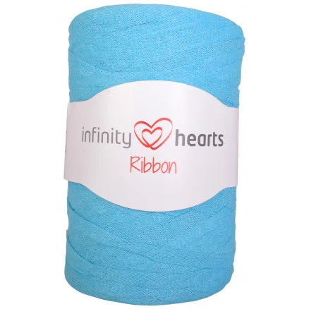 Kampanjpris  Infinity Hearts Ribbon Trikågarn 17 Blå