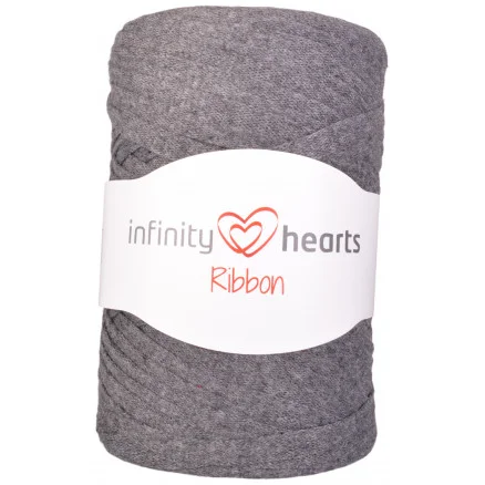 Populär  Infinity Hearts Ribbon Trikågarn 06 Mörkgrå