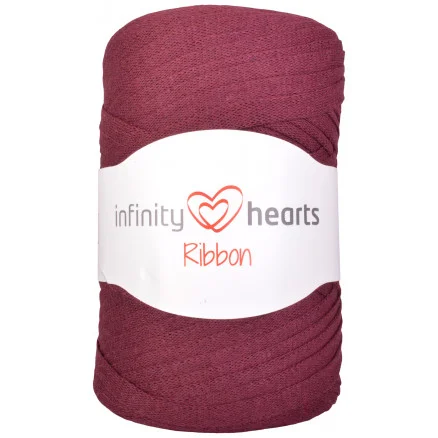 Â Infinity Hearts Ribbon Trikågarn 30 Bordeaux Rabatter