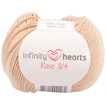 Infinity Hearts Rose 8/4 Garn Unicolor 213 Beige Rea