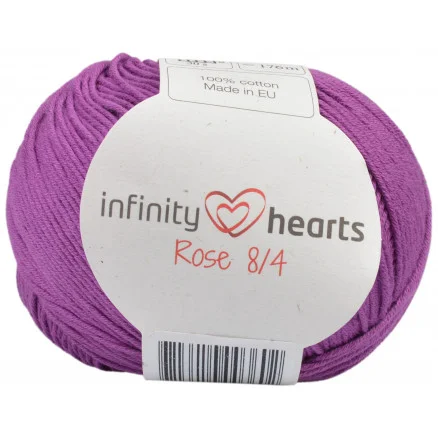 Infinity Hearts Rose 8/4 Garn Unicolor 65 Ljung Rabatter