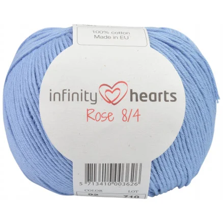 Infinity Hearts Rose 8/4 Garn Unicolor 92 Ljus Jeansblå Erbjudande