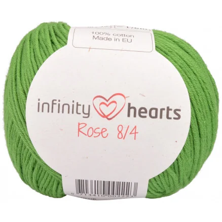 Trygg betalning Infinity Hearts Rose 8/4 Garn Unicolor 156 Grön