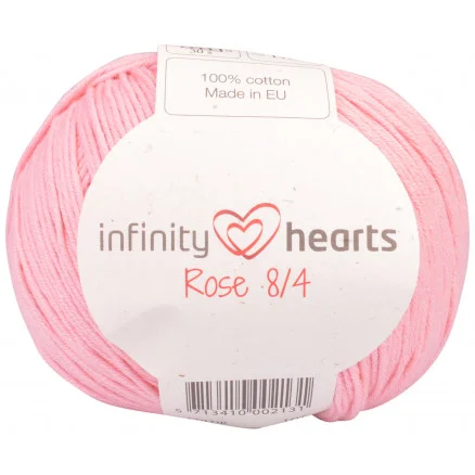 Erbjudandepris Infinity Hearts Rose 8/4 Garn Unicolor 05 Ljus Rosa
