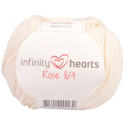 Infinity Hearts Rose 8/4 Garn Unicolor 172 Natur Fynd