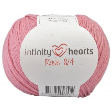 Infinity Hearts Rose 8/4 Garn Unicolor 29 Gammelrosa Erbjudande