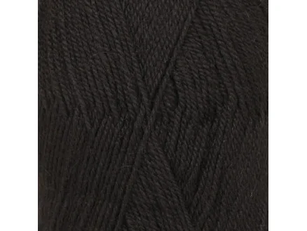 Erbjudandepris Drops Flora Garn Unicolor 06 Svart