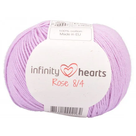 Outlet Infinity Hearts Rose 8/4 Garn Unicolor 52 Lila